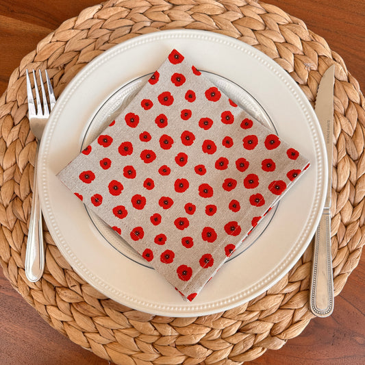 SERVETTEN KLEINE KLAPROOSJES