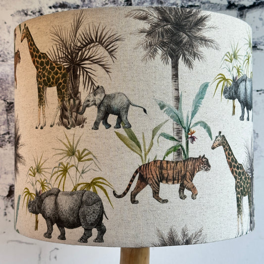 NIEUW!!!! KINDER LAMPENKAP JUNGLE VRIENDJES