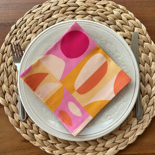 NIEUW!!! SERVETTEN RETRO SUN