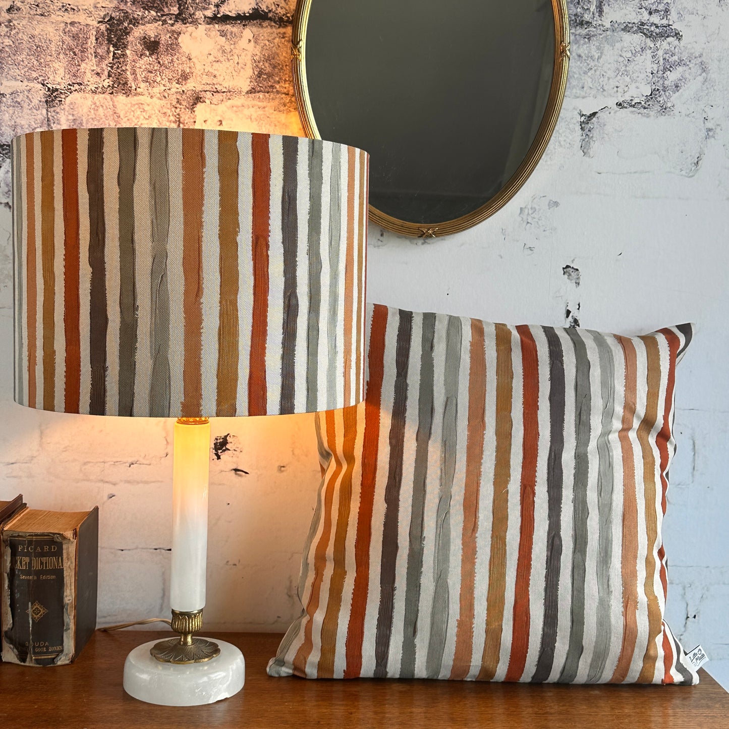 LAMPENKAP VERF STREEPJE