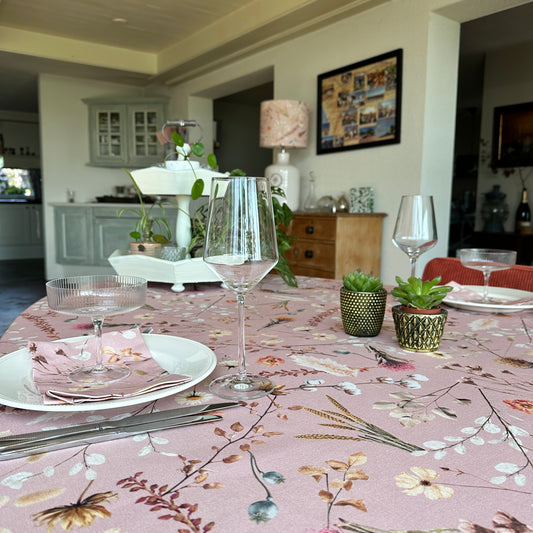 TAFELKLEED DROOGBLOEMEN