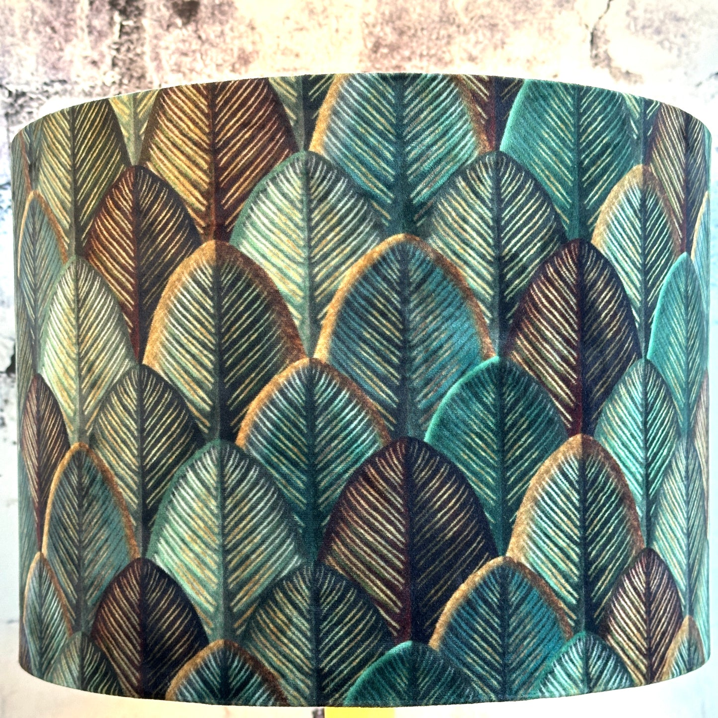 KUSSEN GEOMETRISCH BLAD VELOURS
