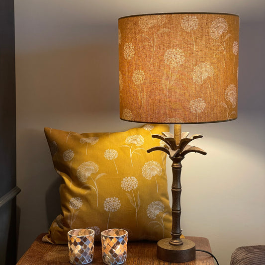 LAMPENKAP PAARDENBLOEMEN OKER GEEL